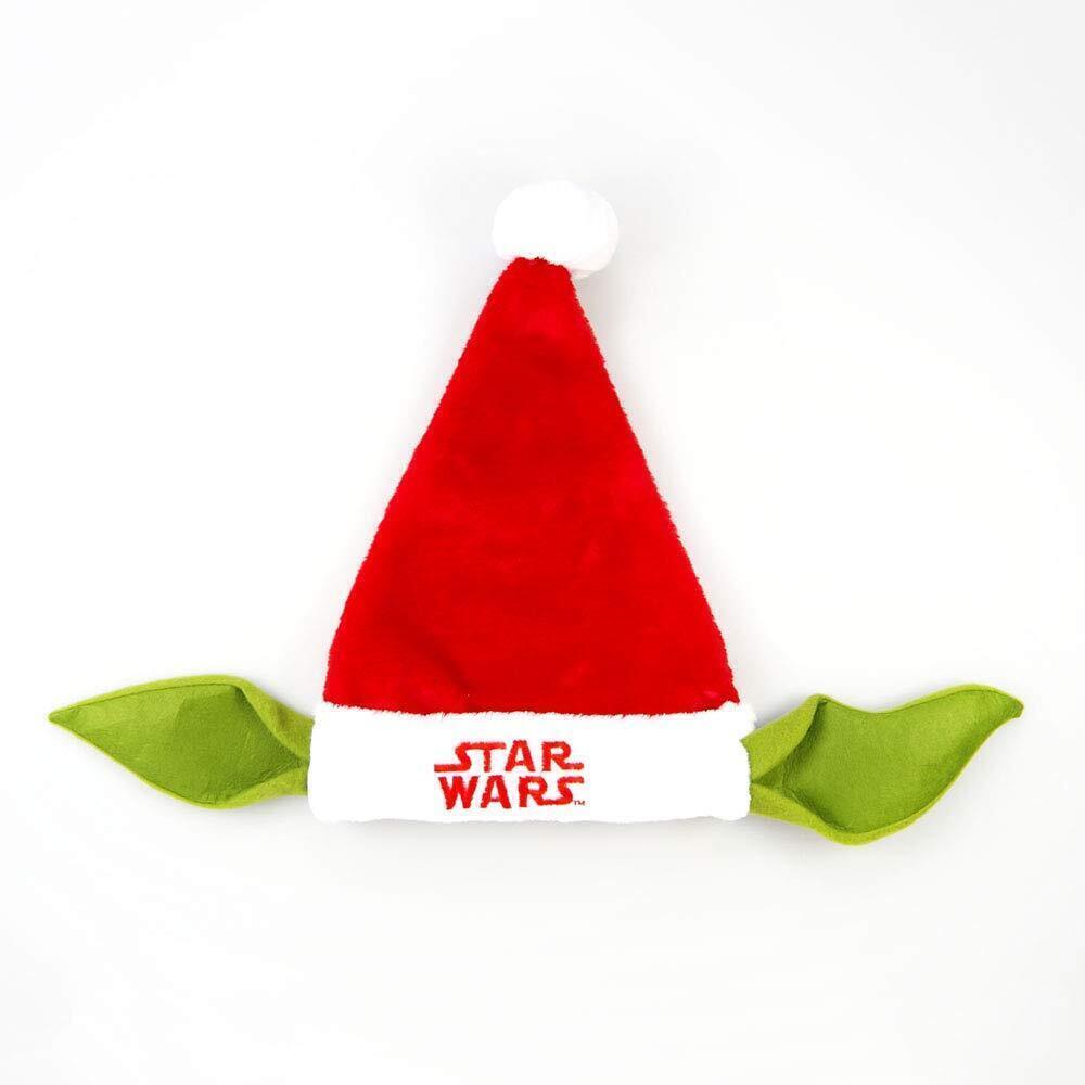 8587 Lucas Film Yoda Christmas Santa Hat, 16", Multi-Color